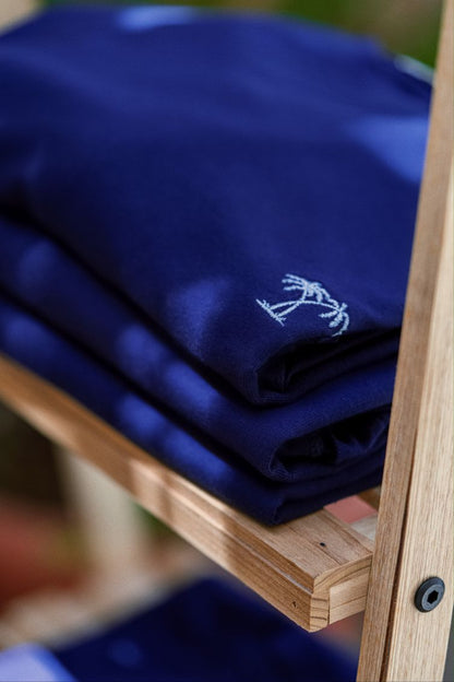 T-shirt d'allaitement avec broderie - bleu marine